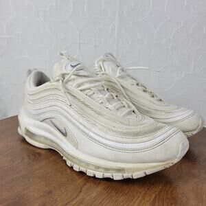 Nike Mens Air Max 97 Shoes 8 Triple White Wolf Gray Running Sneakers 921826-101